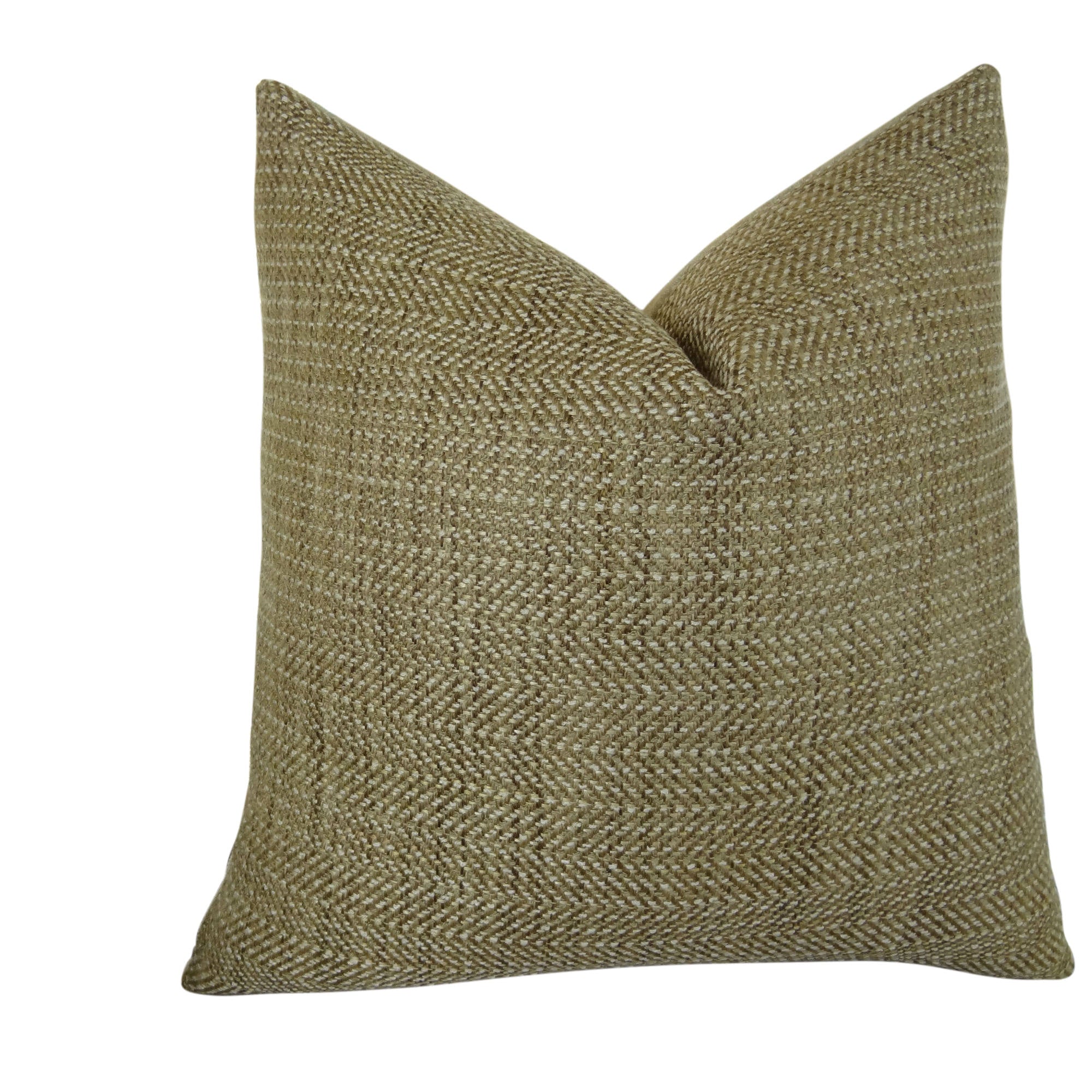 Light Brown Tan High End Accent Pillow, Solid Textured Decorative ...